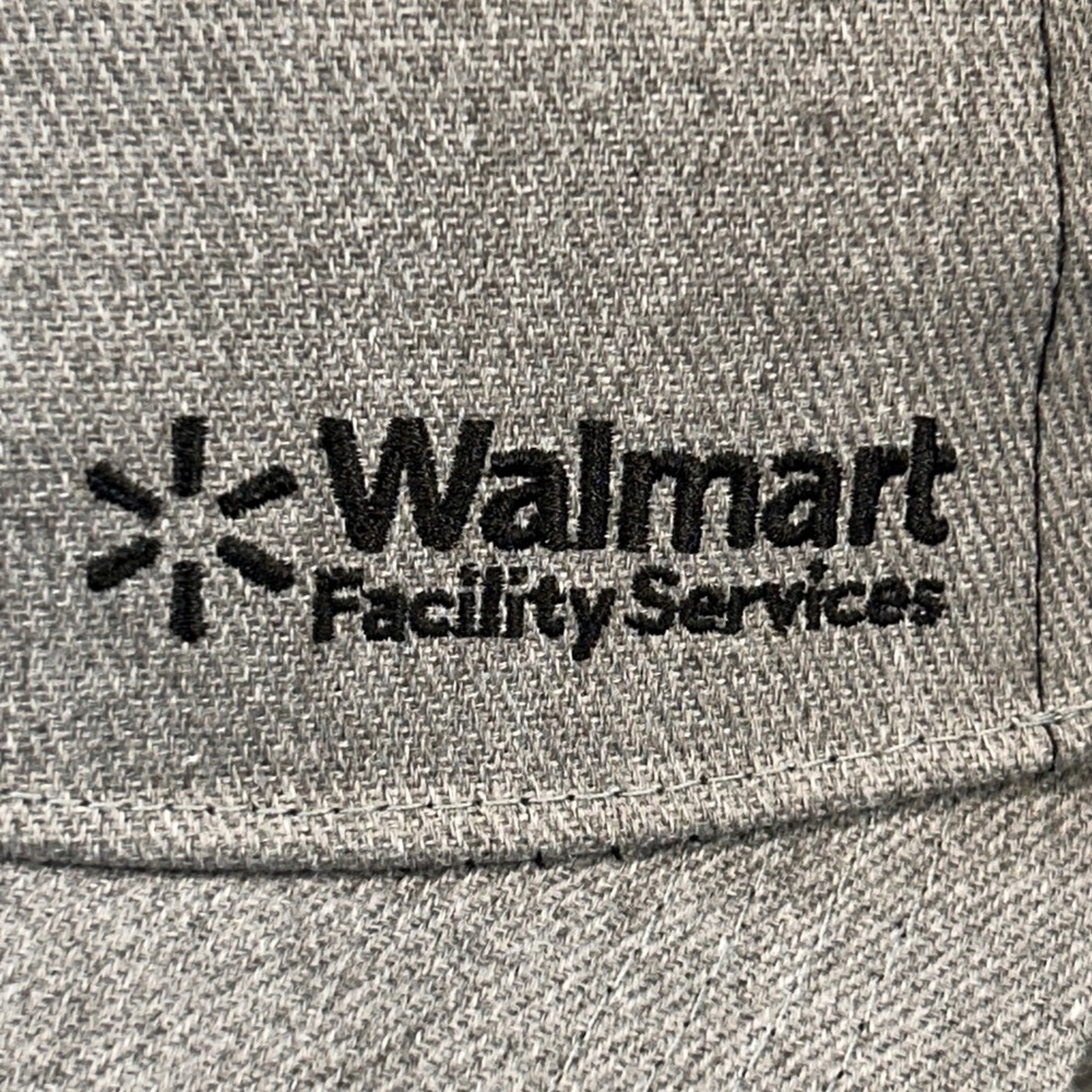 Walmart‎ Facility Services Mens Gray Walmart Hat Snapback Mesh Trucker OSFM